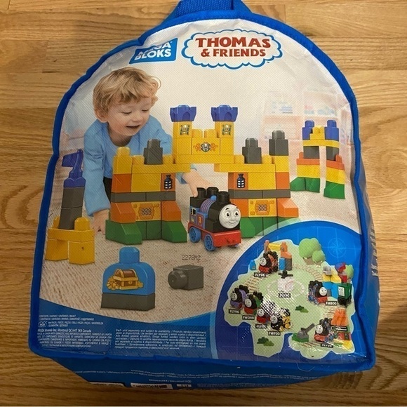 Thomas & Friends Mega Bloks Set Building Kids Toy Blue Yellow - Picture 4 of 4